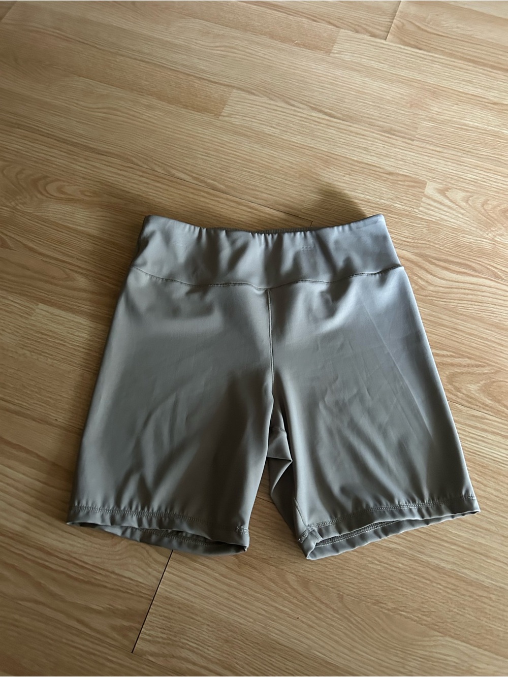 better together Tan Taupe Biker Shorts Medium